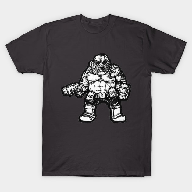 Space Dwarf 1 T-Shirt by Spevna